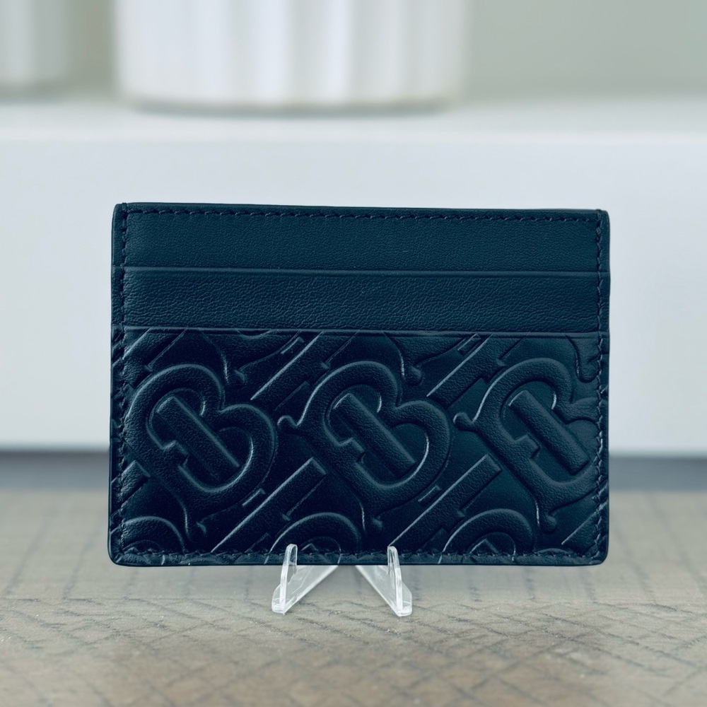 Burberry Embossed Card Holder - NWOT - Picture 1 of 6